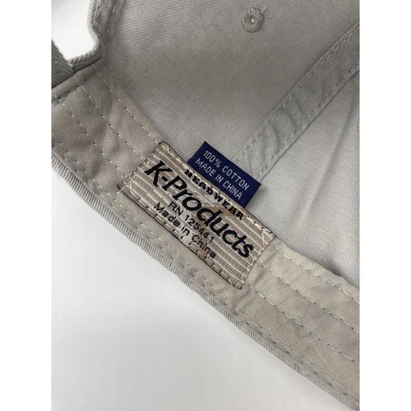 Cooper Tires Gray Baseball Hat Cap Adjustable Strap-back Spell-out K Products - Picture 7 of 7